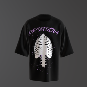 ORYX OLIVA FRONT PRINTED IN BLACK OVERSIZED T-SHIRT MEN/WOMEN